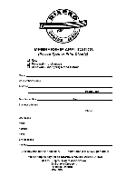 Printable Membership Application Form